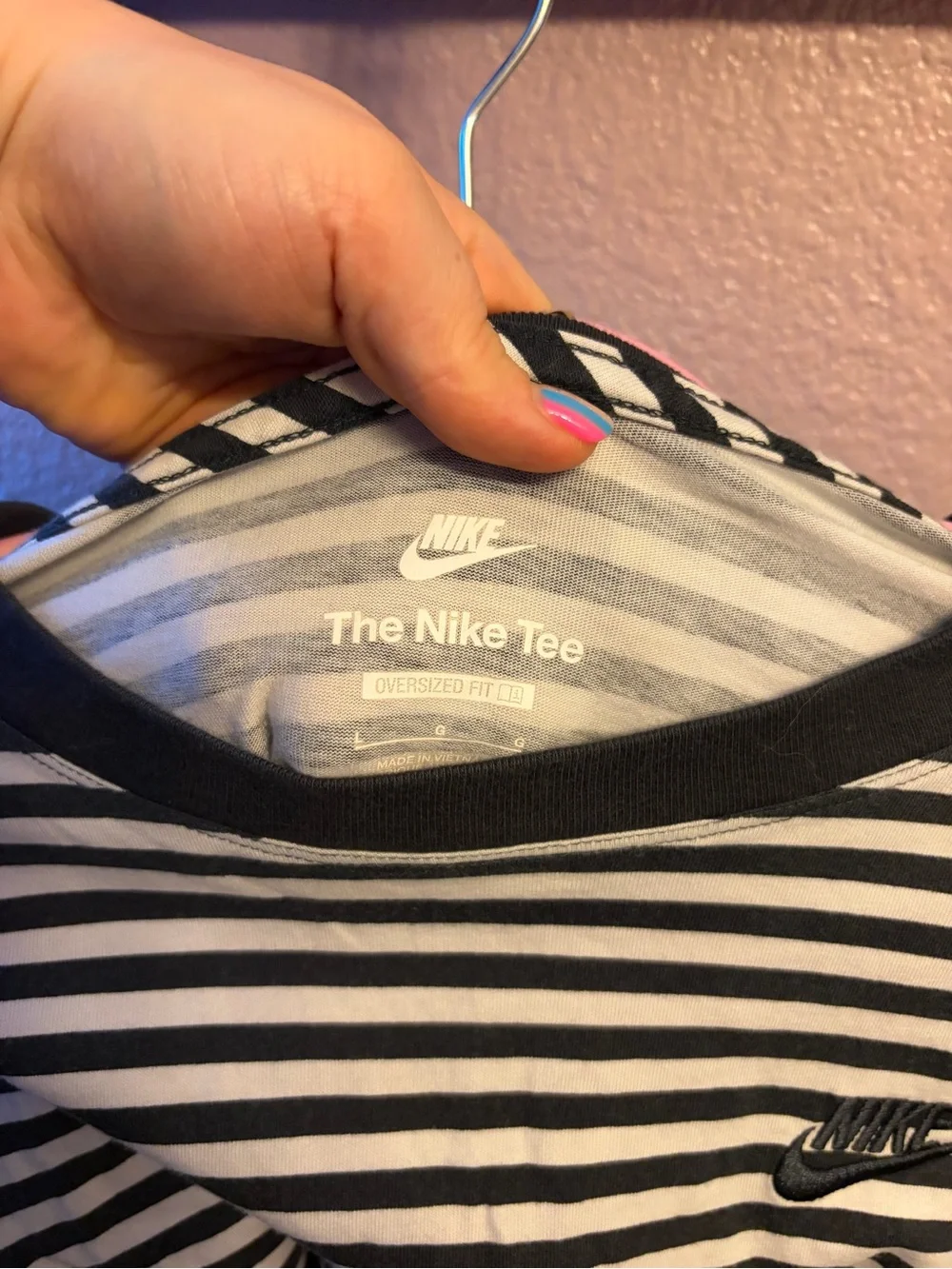 Nike Women’s Striped Long Sleeve Tee